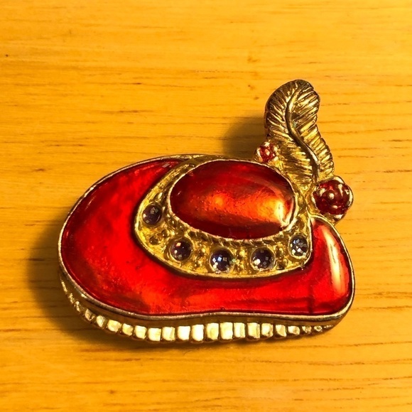 Beautiful enamel hat pin - Picture 4 of 4